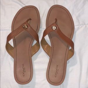 Coach flip flops
